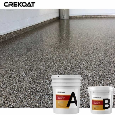 5mm Vinyl Flakes Epoxy Resin Floor Coating Provide Durability Impact Resistance