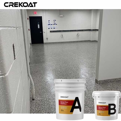 5mm Vinyl Flakes Epoxy Resin Floor Coating Provide Durability Impact Resistance
