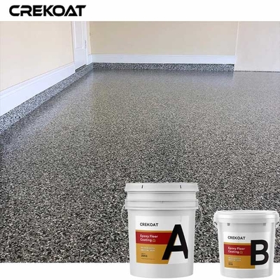 Larger Flakes Epoxy Resin Floor Coating Seamless Chip Non Flammable