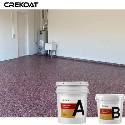 Larger Flakes Epoxy Resin Floor Coating Seamless Chip Non Flammable