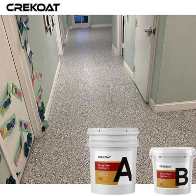 Larger Flakes Epoxy Resin Floor Coating Seamless Chip Non Flammable