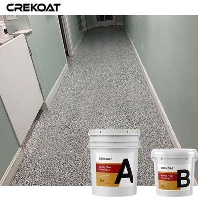 Larger Flakes Epoxy Resin Floor Coating Seamless Chip Non Flammable