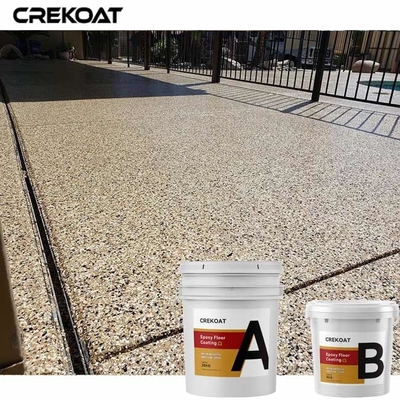 Unique Decorative Flakes Epoxy Resin Floor Coating For Home And Industrial