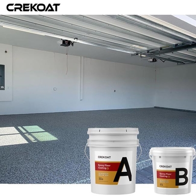 Colorful Flakes Epoxy Resin Floor Coating Marble Granite Appearance For Garage