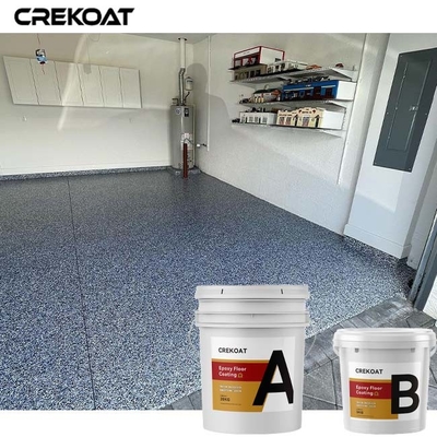 Resist Wear Tear Epoxy Resin Floor Coating For Broadcast Flake System