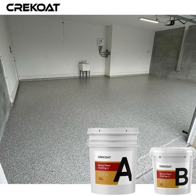 Acrylic Flakes Epoxy Resin Floor Coating For Shopping Centers And Homes