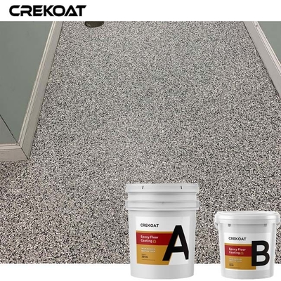 Safe Flakes Epoxy Resin Floor Coating With Custom Colors And Textures