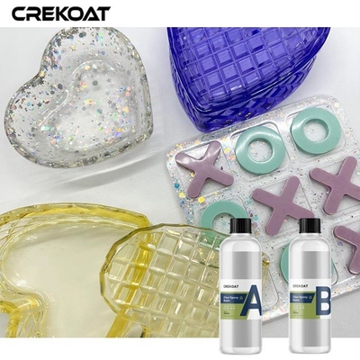 Non Toxic Liquid Glass Epoxy Deep Pour For Resin Dice Casting