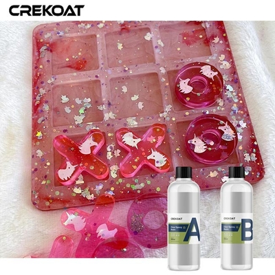 Heat Resistant Crystal Clear Two Part Clear Resin For Ocean Diorama Crafting