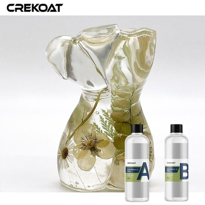 Heat Resistant Crystal Clear Two Part Clear Resin For Ocean Diorama Crafting