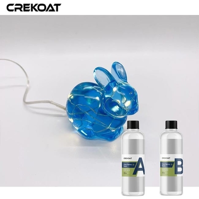 SGS Varnish Over Deep Cast Clear Epoxy Comprised Of Epoxy Hardener Components