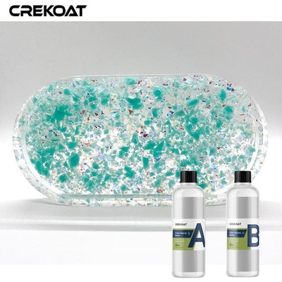 Art - Grade Clear Epoxy Resin For Wood Cracks Ompatible With Pigments
