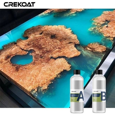 UV Resistant Liquid Casting Resin Coating For Tabletop Artworks