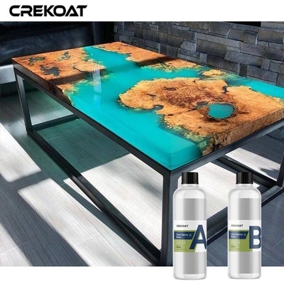Deep Pour Clear Epoxy Resin Glass Like Finish Non Toxic Safe