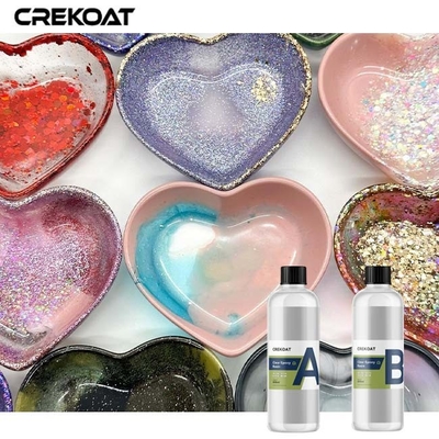 Artistic Clear Epoxy Resin Coat For Resin Characteristics Bubble Free Smooth Finish