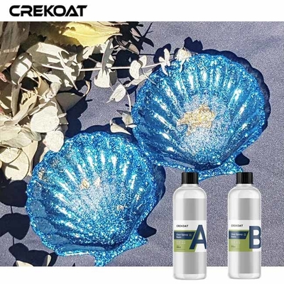 Art - Grade Clear Epoxy Resin For Wood Cracks Ompatible With Pigments