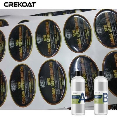 Self Priming Liquid Glass Casting Resin For Art Acrylic Casting Domino Labels TDS
