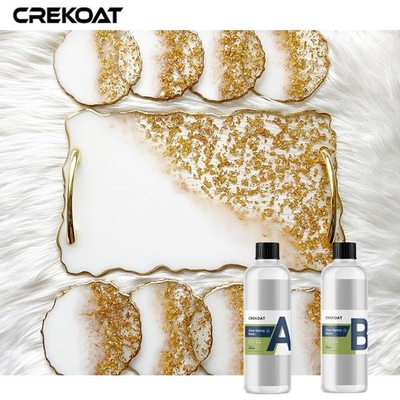 Crystal Clear Epoxy Resin For Silicone Mold Metal Materials