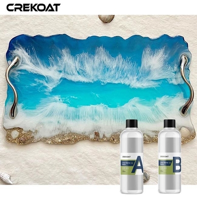 High Viscosity Deep Pour Clear Epoxy Resin Casting Silicone Molds Bars Tabletops Countertops