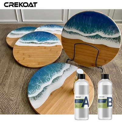 High Viscosity Deep Pour Clear Epoxy Resin Casting Silicone Molds Bars Tabletops Countertops