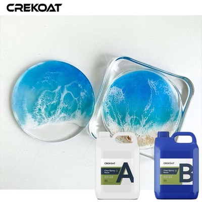 Non Yellowing Crafted Clear Epoxy Glue For Resin Art Canvases