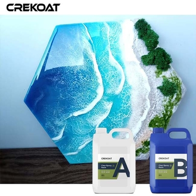 Encapsulating Casting Deep Pour Epoxy Resin And Hardener Creates Ocean Inspired Art