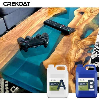Self Leveling Glossy Deep Pour Epoxy Resin For Clear Casting Transparent Finish