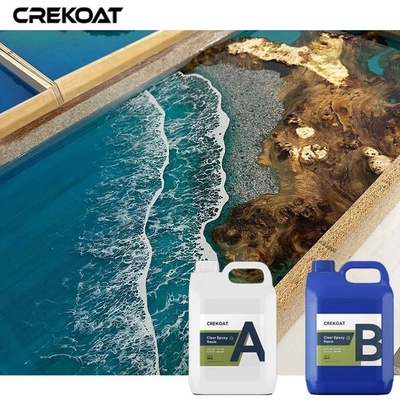 Bubble Free Clear Pourable Resin Crystal Epoxy Table Precise Clarity And Depth In Crafted Artworks