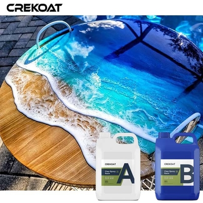 Non Yellowing Clear Epoxy Resin For Seamless Tabletops