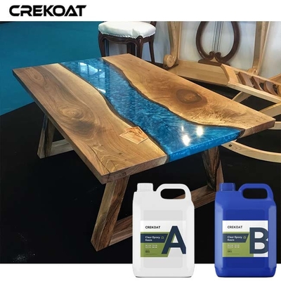 Self - Leveling High Viscosity Deep Pour Epoxy Resin For Casting Wood Stones