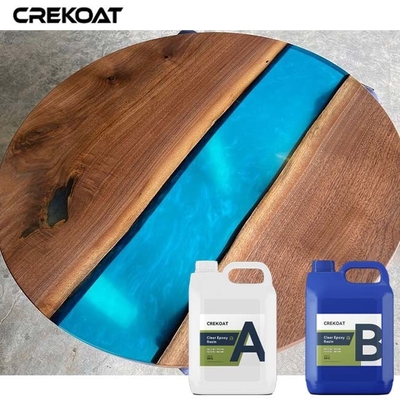 Super Clear Glassy Deep Pour Epoxy Resin For River Tables Live Edge Workbenches