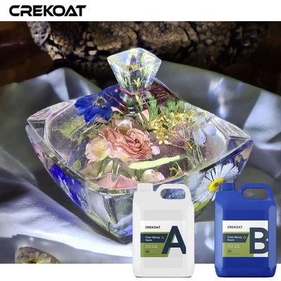 Crystal Clear Deep Pour Epoxy Resin 2:1 Resin Crafts With Vibrant Colors Bubble Free