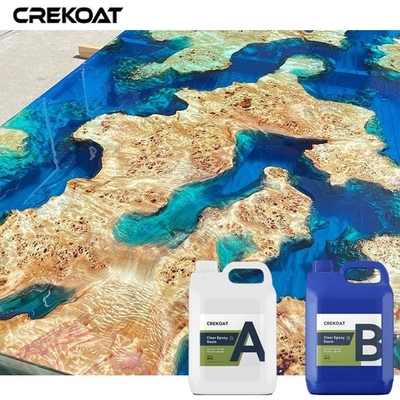 Liquid Glass Deep Pour Epoxy Resin 24 Hours Fast Curing Slow Heat Release