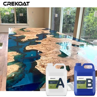 Slow Curing Deep Pour Epoxy Resin 2 Parts 55mm Thick Resist Chemicals