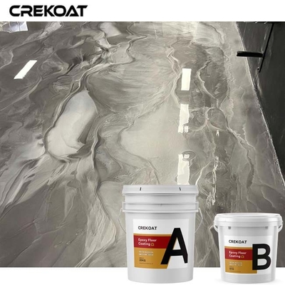 3d Commercial Metallic Epoxy Floor Coating Decorative Stained Concrete Floors