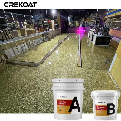 Shiny Flakes Metallic Epoxy Floor Coating Color Concrete Floors
