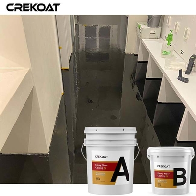 Urethane Topcoats Metallic Epoxy Floor Coating For Commercial Restaurant