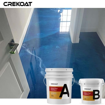 Seamless Metallic Epoxy Floor Coating Resists Dirt Dust And Liquids