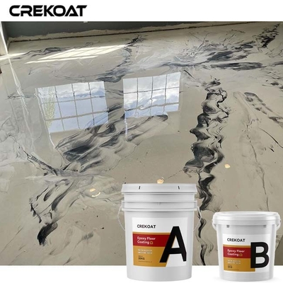 High Gloss Metallic Epoxy Floor Coating For Commercial Applications