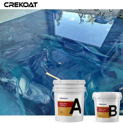 Commercial Metallic Epoxy Floor Coating Withstand Heavy Vehicle Traffic