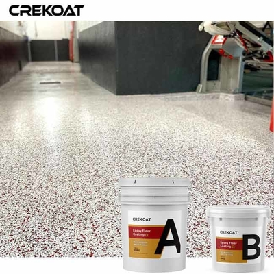 Office Spaces Epoxy Flake Floor Coating Against Heavy Impacts And Chemical
