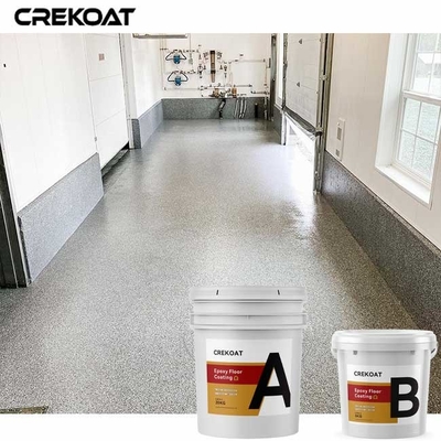 Versatility Art Epoxy Flake Floor Coating Eco Friendly Retail Elegance