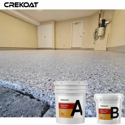 Hygienic Epoxy Flake Floor Coating For Hospital Residential Garages Flooring