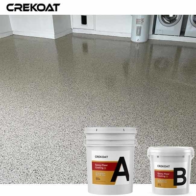 Interior VOC Free Paint Chip Garage Floor Hygienic Surface Slip Resistant Texture