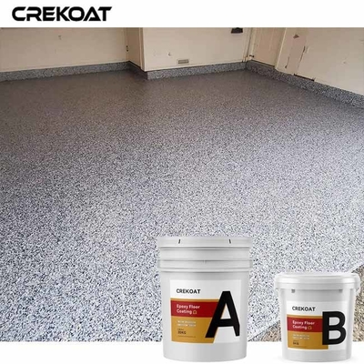 Slip Resistance Epoxy Flake Floor Coating For Showrooms Garages