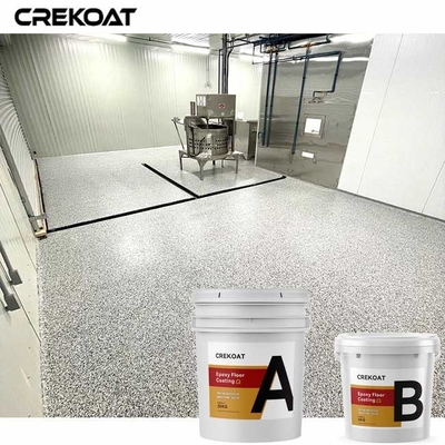 Seamless Epoxy Flake Floor Coating Resists Chemical And Heavy Traffic