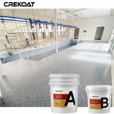 Seamless Epoxy Flake Floor Coating Resists Chemical And Heavy Traffic