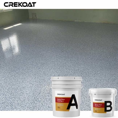 Blend Chips Epoxy Flake Floor Coating For Garage Concrete Flooring