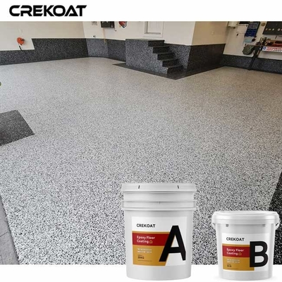 Commercial Epoxy Flake Floor Coating  In Office Retail Store Garage