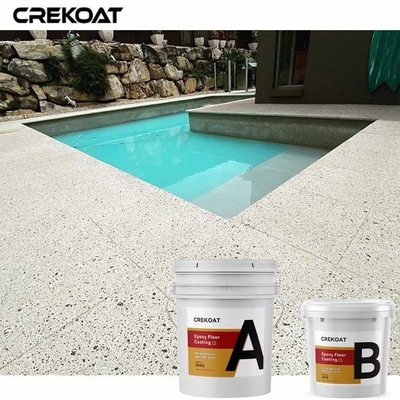 Industrial Epoxy Flake Floor Coating High Gloss Water Resistant